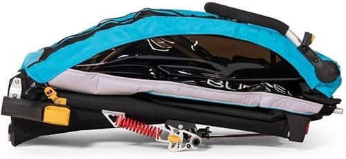 Miniatura 4 de Burley D'Lite X, remolque y cochecito de bicicleta infantil de 1 y 2 asientos con asiento reclinable y suspensión