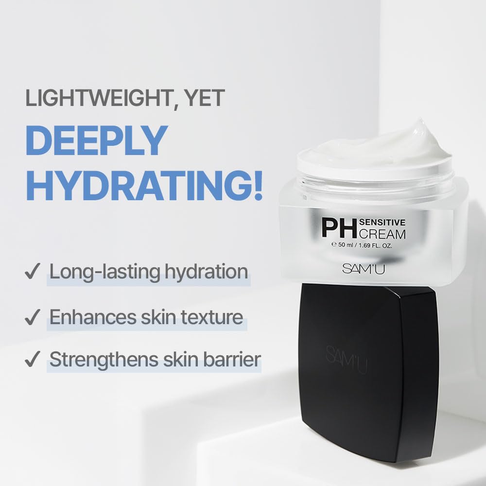 SAM'U PH Sensitive Cream | 48hr Moisturization | Skin Barrier