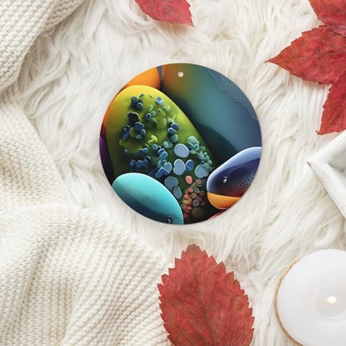 Hojas aromáticas para auto con piedras de colores miniatura 6