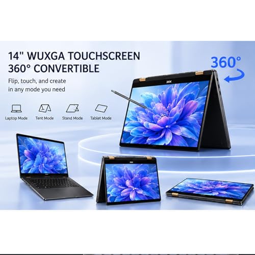 Image of Acer Chromebook Plus Spin 714 2-in-1 Convertible Laptop| 14 inch WUXGA Touchscreen| Intel Core Ultra 5 Beat i7-1165G7| 8GB RAM 256GB +128G SSD| 10Hour Battery| Backlit KB| Google AI Pro| School Gaming