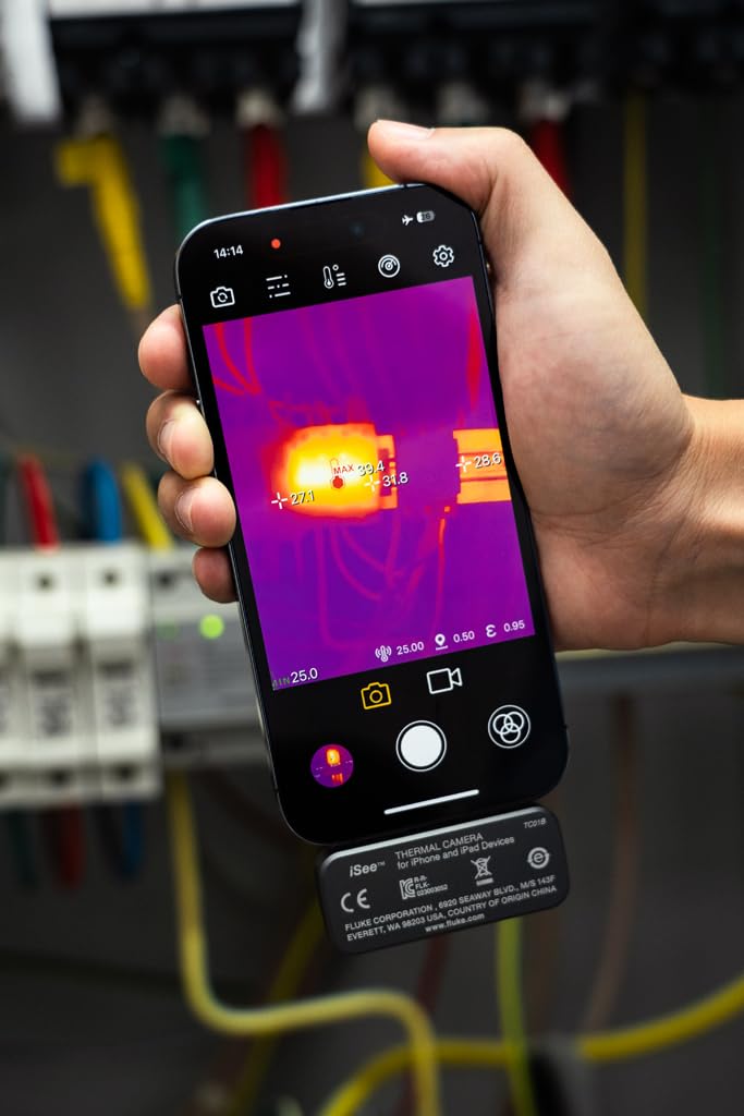 Fluke iSee™ - Telecamera termica mobile TC01A per Android, 9 Hz