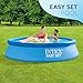 INTEX Easy Set 8 ft x 24in Above Ground Pool, Round Inflatable Swimming Pool, Pump Not Included