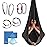 Aerial Silk Yoga Hammock & Swing for Home, Inversion Exercises, Starter Kit for All Levels - Durable with Extension Straps, Carabiners, and Pose Guide