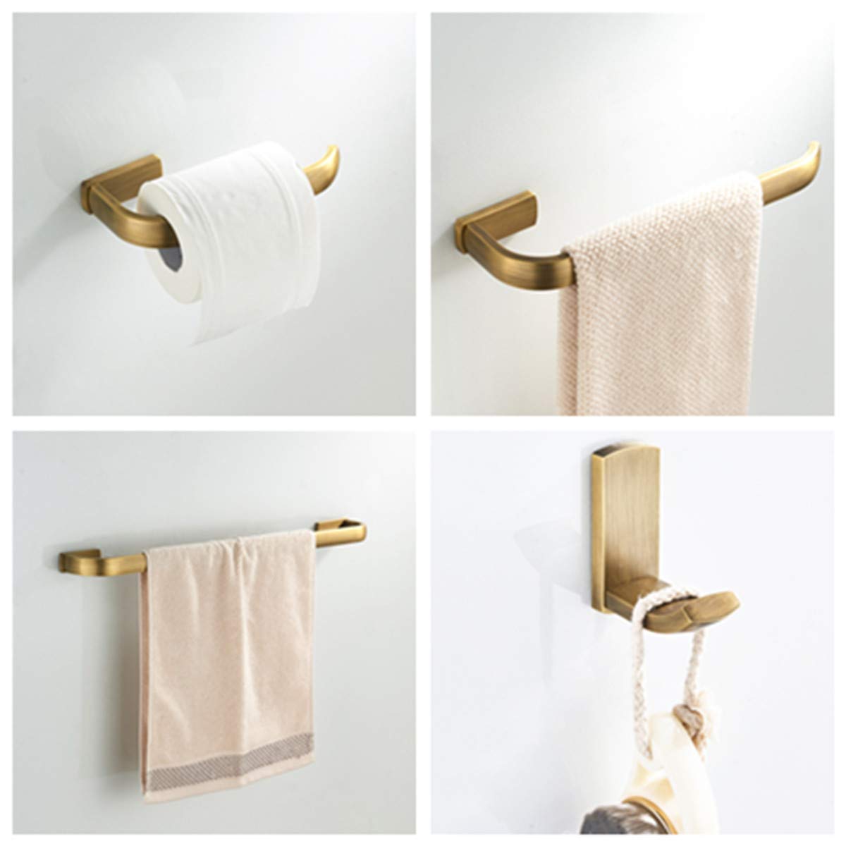 Porta Rotolo Bronzo Per Carta Igienica A Muro - Foto 12