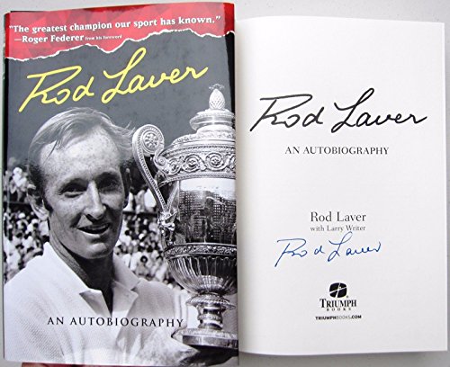 rod laver signed book rod laver an autobiography beckett bas authentic auto