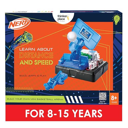 Image of AimNShoot DIY Kit | Build, Learn & Play | STEM Toy for Kids Age 8+ | Distance & Speed Learning Kit with AR Experience | Fun Basketball Shooting Game