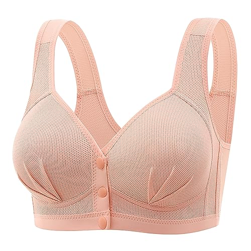 Qgaomye Daisy Bras for Women 2024 Trendy Front Print Loose Fit Comfort Senior Bra