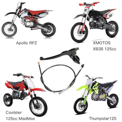 image for YOXUFA 7/8'' Left Clutch Lever Handle Cable for SSR 50cc 70cc 90cc 110
