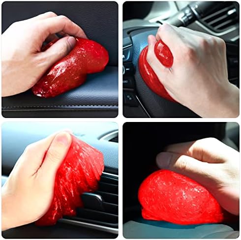 DNA MOTORING TOOLS-00254 Car Cleaning Jelly Auto Detailing Tool Universal Car Clean Gel Auto Interiors Home & Office Electronics Cleaning,Red 4 DNA MOTORING TOOLS-00254 Car Cleaning Jelly Auto Detailing Tool Universal Car Clean Gel Auto Interiors Home & Office Electronics Cleaning,Red
