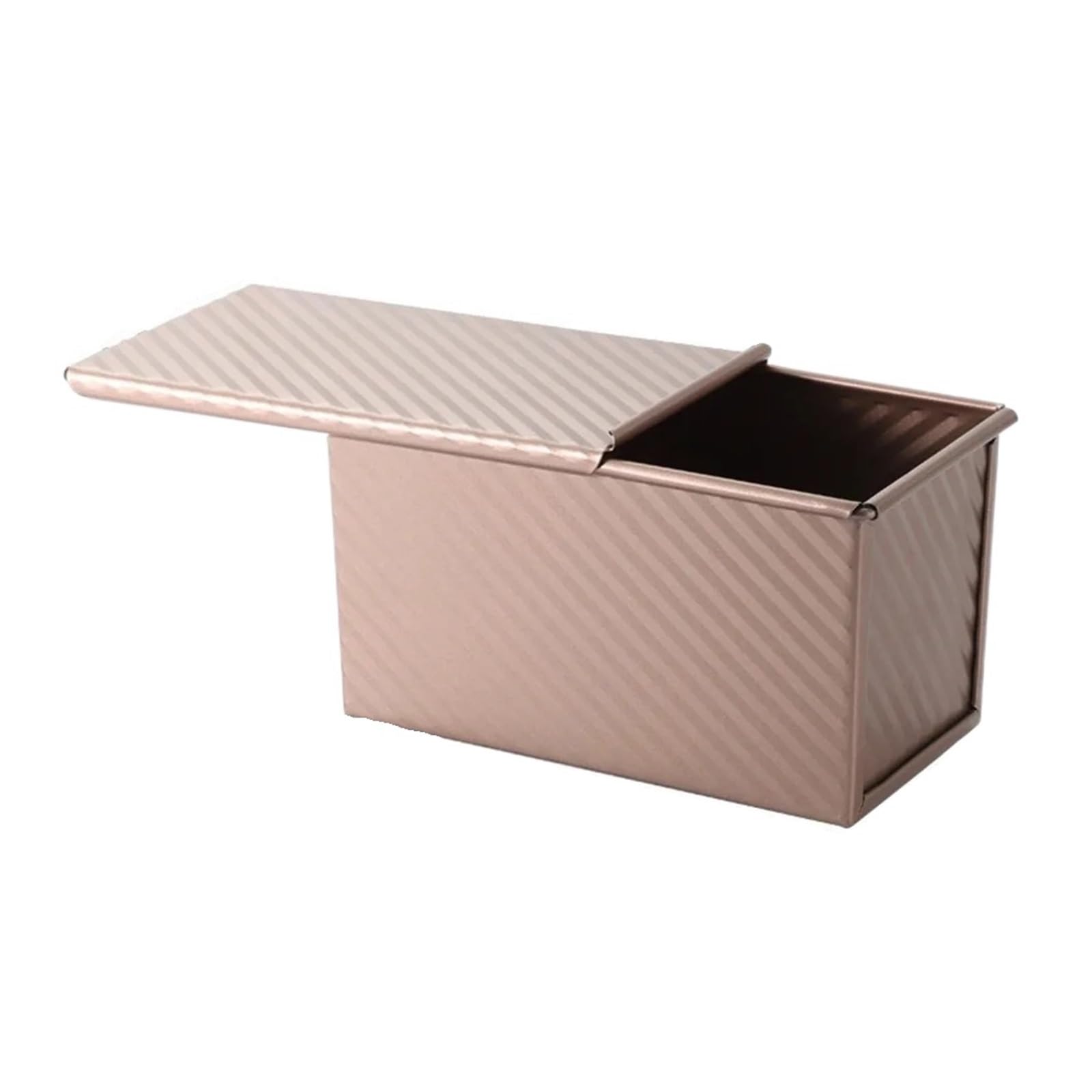 Genérico Molde for Pan de Acero al Carbono, Forma Rectangular con Cubierta, Molde for Hornear, Superficie Antiadherente, Caja for preparación Tostadas y Pasteles(3)
