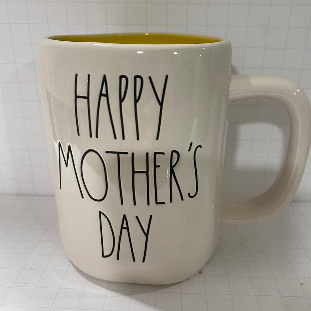 Rae Dunn Ceramic Coffee Tea Mug, First My Mother Forever My Friend, Pink