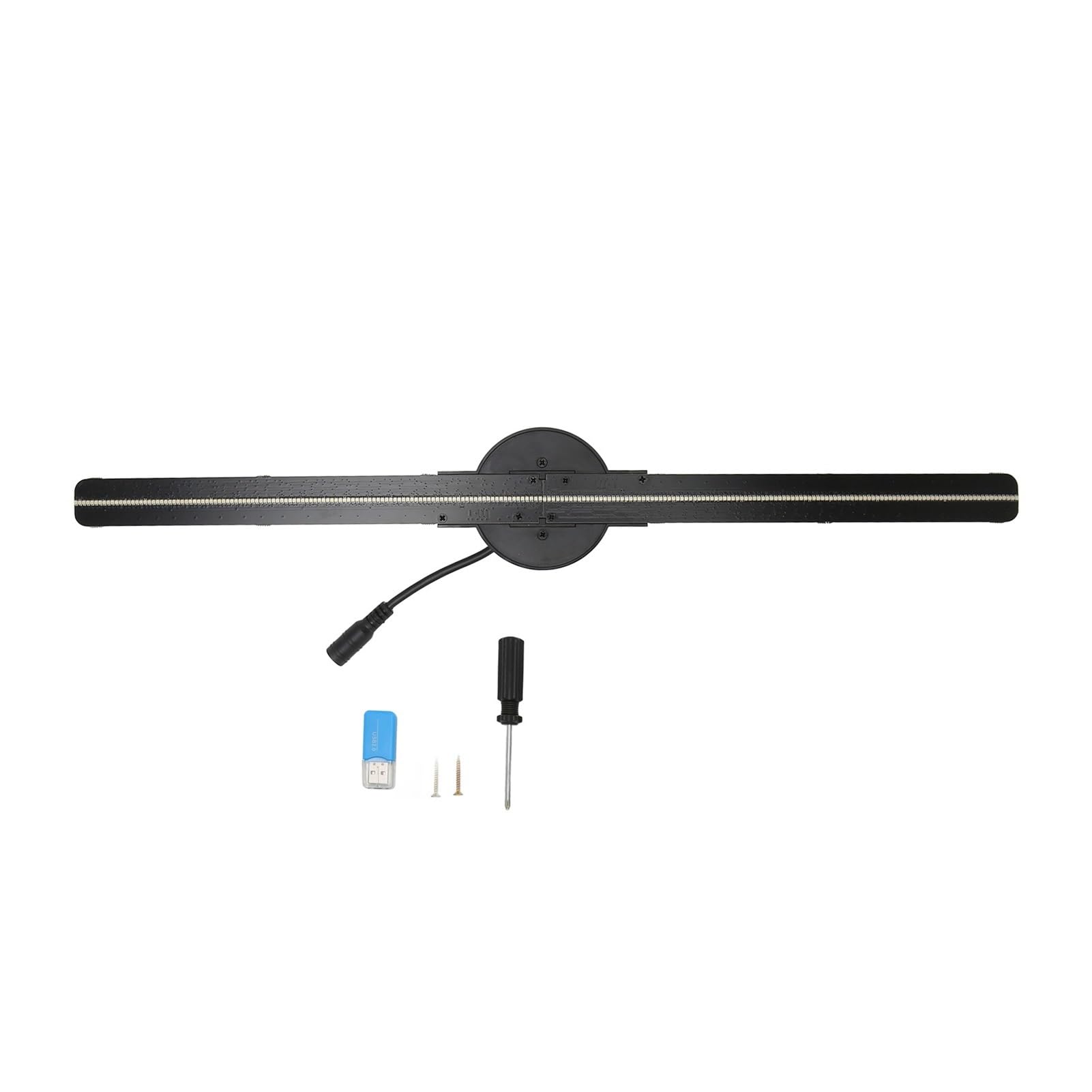 Ventilatore con ologramma 3D Ventilatore Olografico 3D Da 16,5 Pollici 2000x224 Proiettore 3D Con 224 Perline Luminose A LED For La Pubblicità Di Negozi Aziendali per insegne di negozi aziendali, bar,