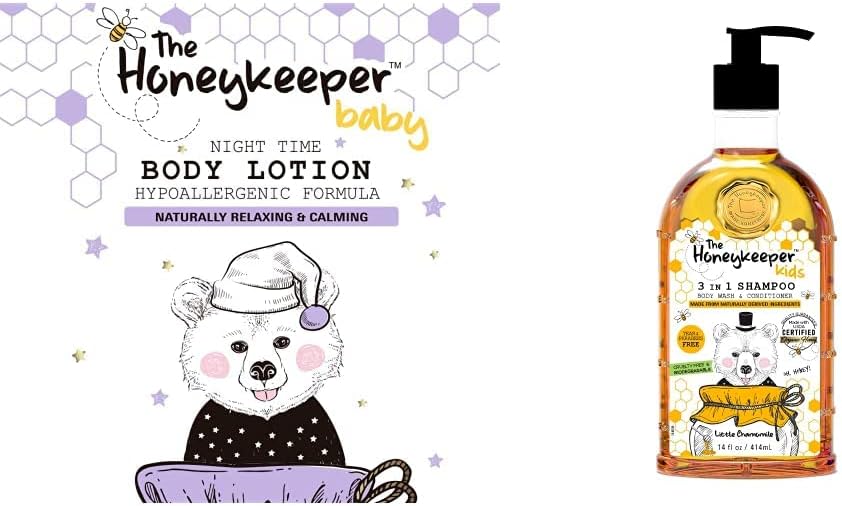 THE HONEY KEEPER Baby Body Lotion Honekeeper Relaxing Oils & Honey 250