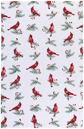 Image of Now Designs Danica Birds & Boughs Xmas Floursack Dishtowels, 1 EA