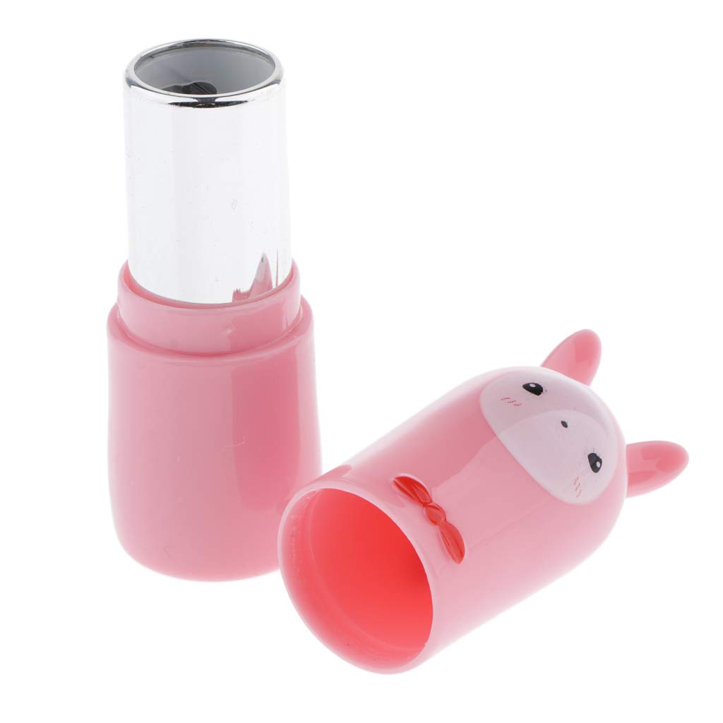 Kbolae Pink Cartoon Sewing Needles Case Tube Needles Storage Container Sheep