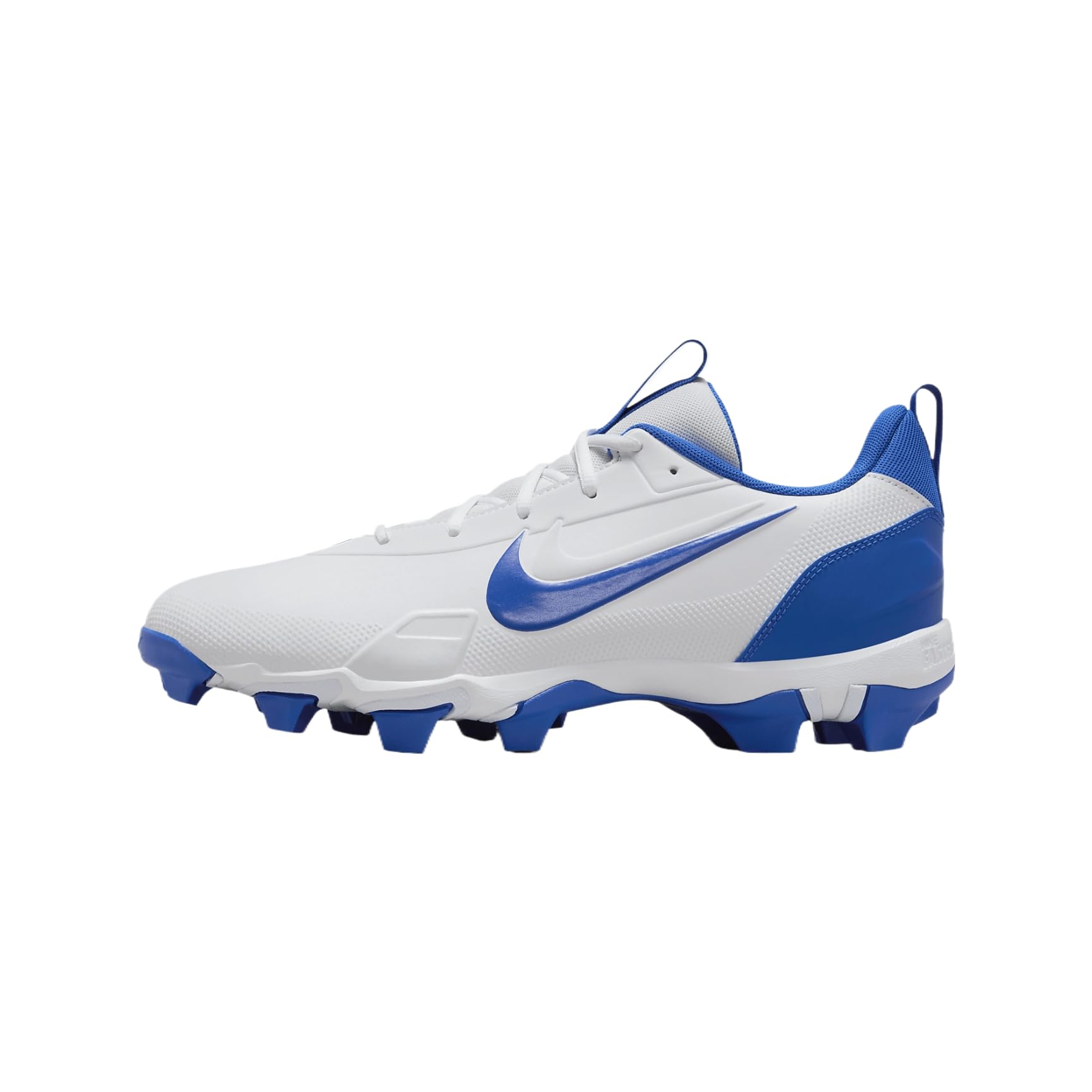Nike Force Trout 9 Keystone Baseball Cleats (FB9728-105, White/Midnight Navy/Football Grey/Hyper Royal) Size 15