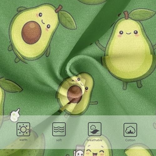 Fun Print Girls Underwear Toddlers 2t Cotton Panties for Girl Cute Cartoon Avocados Green Briefs Girls Undies3