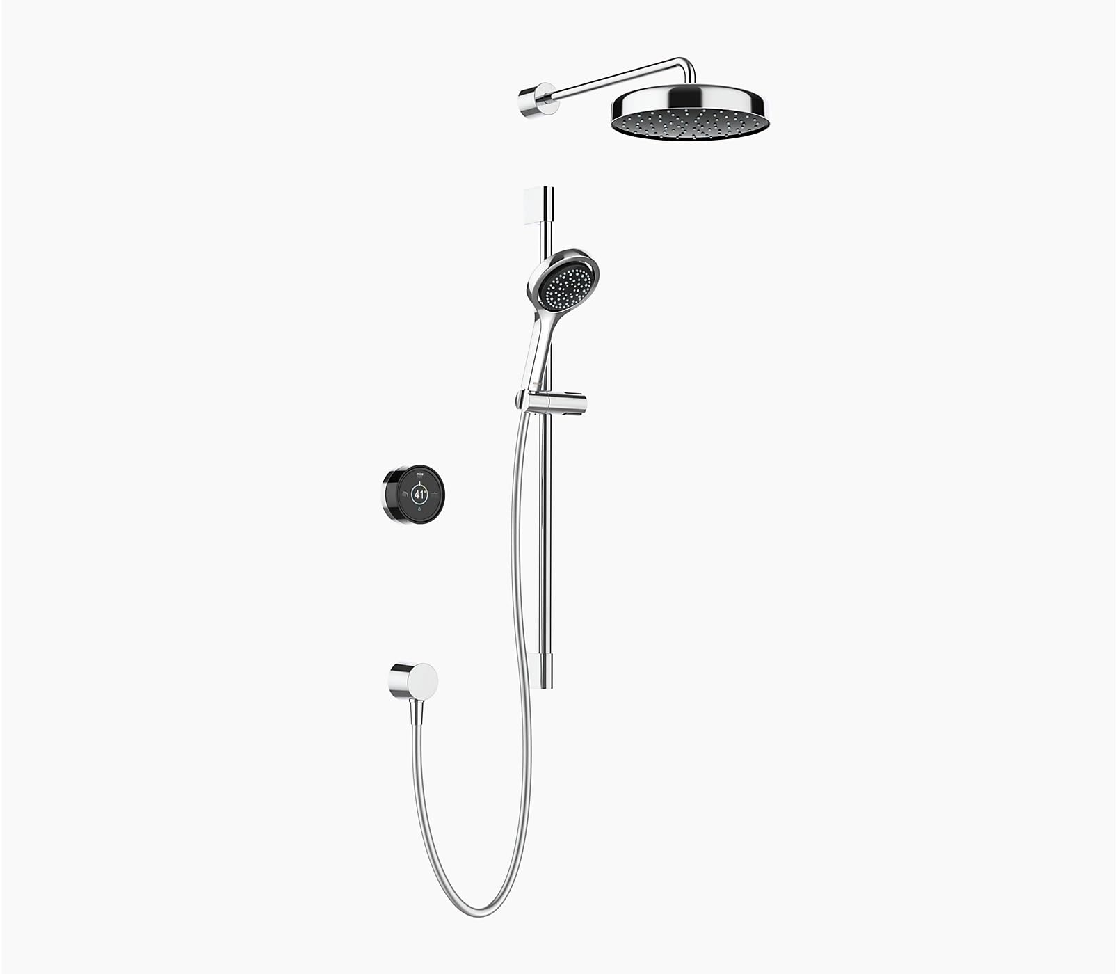 Mira-Showers Mira Platinum Digital Smart Shower Chrome - Dual Outlet Rear Fed - Combi High Pressure Hp - 1.1981.002