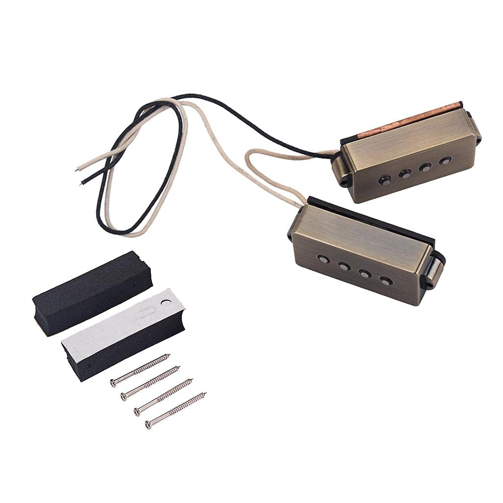 Alnico V 4-saitige P-Bass-Tonabnehmer im Vintage-Stil, Grün