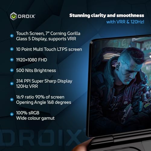 Image of GPD Win Mini 2025 Handheld Gaming PC, AMD Ryzen 7 8840U, 8C /16T up to 5.1GHz, Radeon 780M GPU, 16GB LPDDR5X RAM, 1TB NVMe SSD, 7 inch 1080p 120Hz Touchscreen, Wi-Fi 6E Bluetooth 5.3