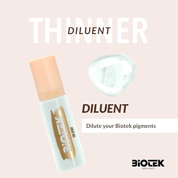BIOTEK - Thinner for Permanent Make Up and Microblading - Diluent Color to Make your Pigment More Liquid - 0.50 fl. oz.