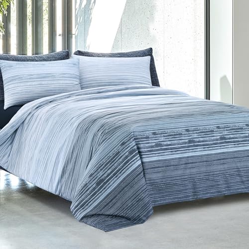 Dorian Home - Set Copripiumino Matrimoniale 250x210 con Sacco Copri
