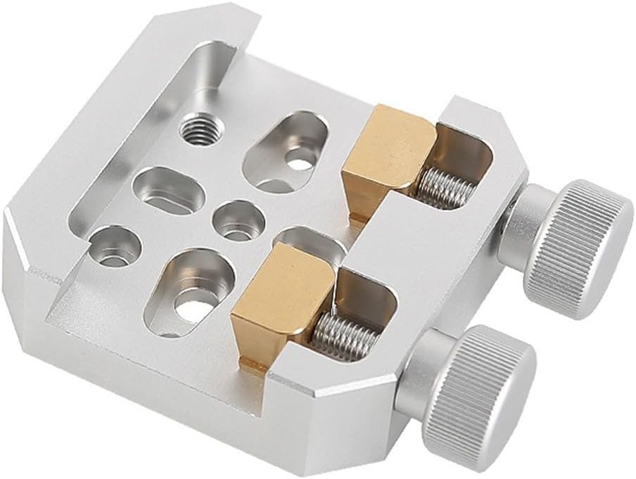 DAZZLEEX Dovetail Mounting Base For Astronomical Telescope Equatorial Mount, For Large Astronomical Telescope Equatorial Mount 88 * 88 * 28mm(silver)