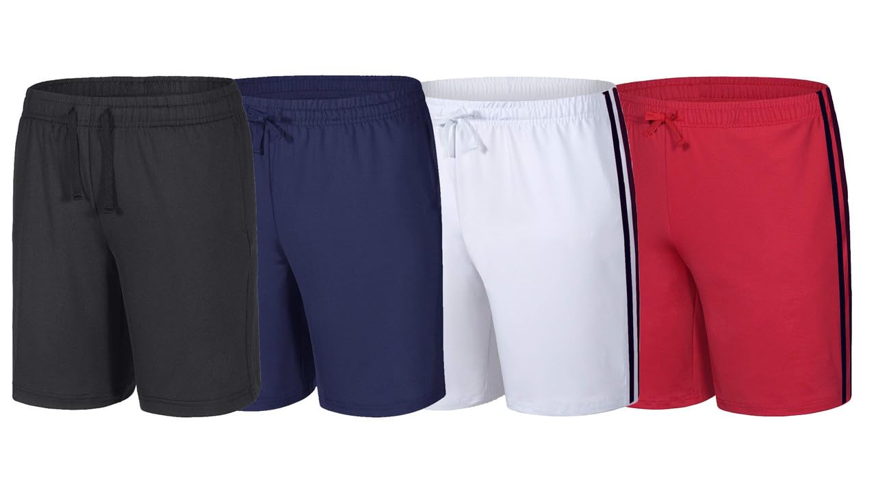 Pack of 4 Men's Shorts | Polyester Shorts| Sport Shorts | Shorts for Men's-picture-17