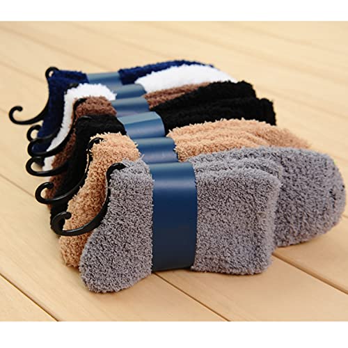 Sleep Socks Men Socks Sock for Men Floor Socks Coral Fleece Socks Mens Slippers Padded Socks for Men2