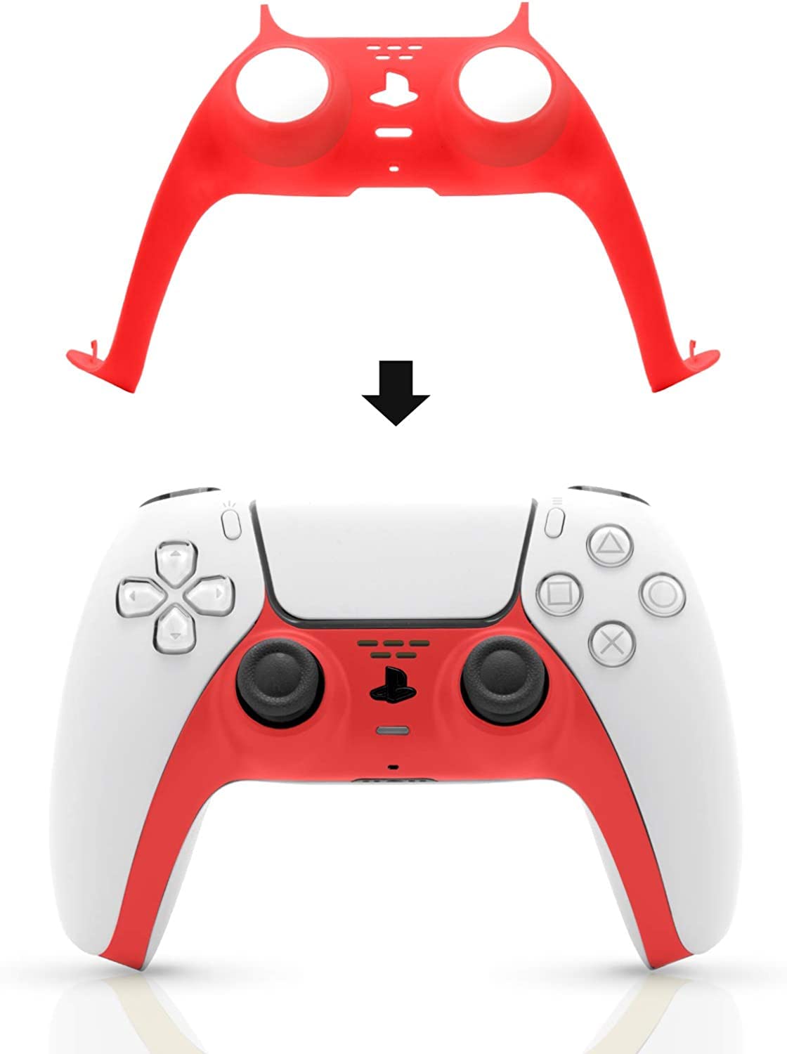 TCOS TECH PS5 Faceplate Decorative Strip Case Cover for PS5 Controller, PS5 Accessories PS5 Controller Skins Replacement Shell Color Replacement DIY Decoration Accessories for PS5 Controller Panel (B09YVVHVH2) Amazon Price History, Amazon Price Tracker