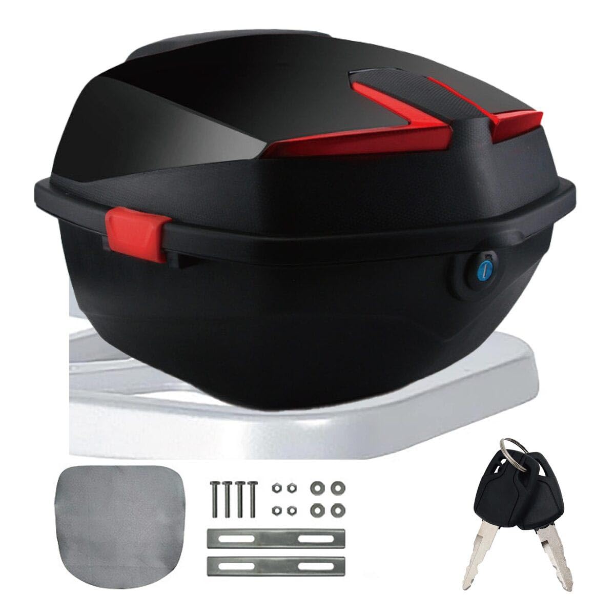 Amazon | 組立済 バイク リアボックス 35L トップケース バイク 