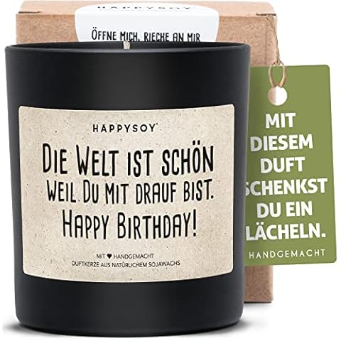 Happy Birthday Duftkerze im Glas Cover