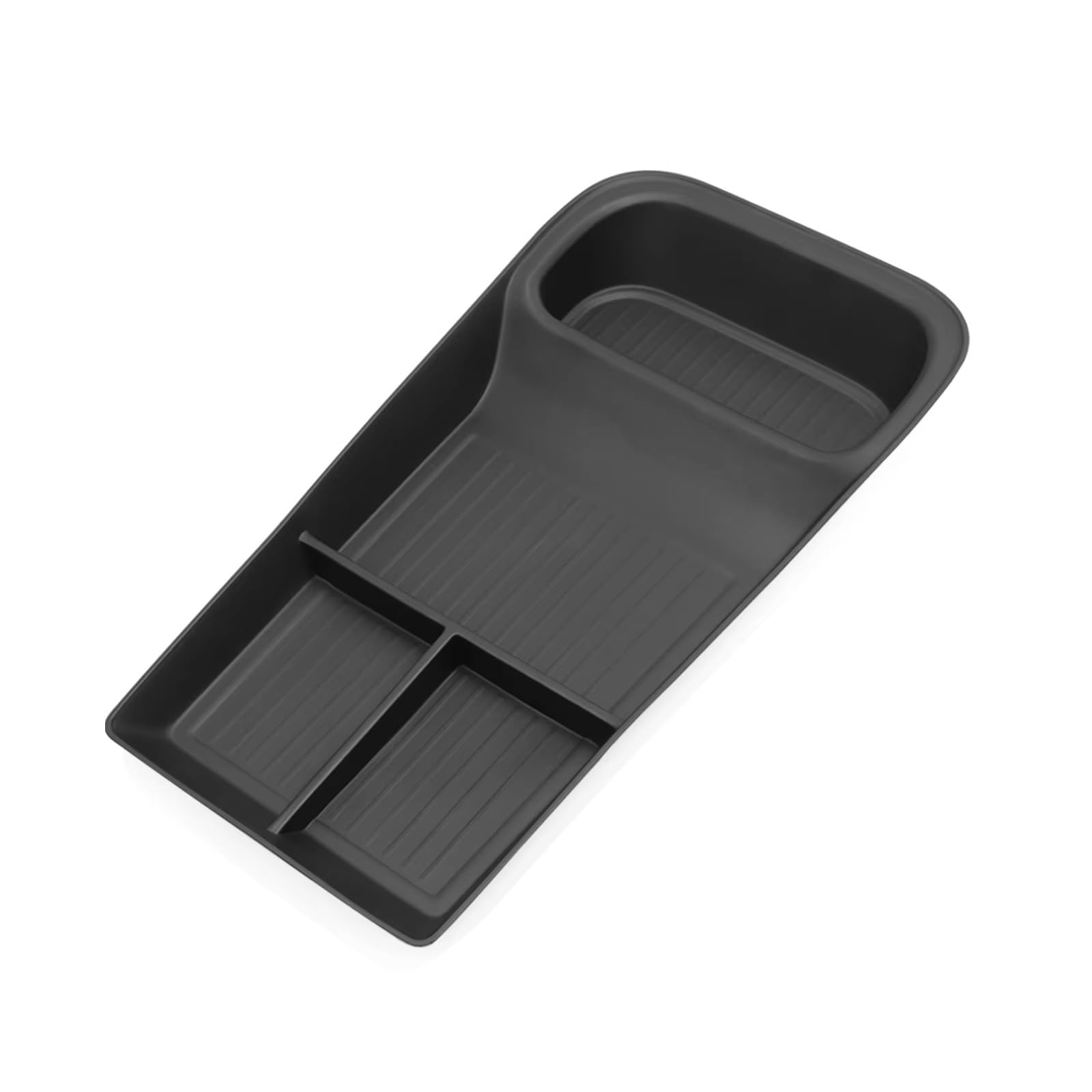 FVBFCDX Armrest Organizer Compatible With Polestar 4 2023 2024 Car Central Storage Box Center Console Lower Layer Tray Organizer Accessories Tidying BLACK