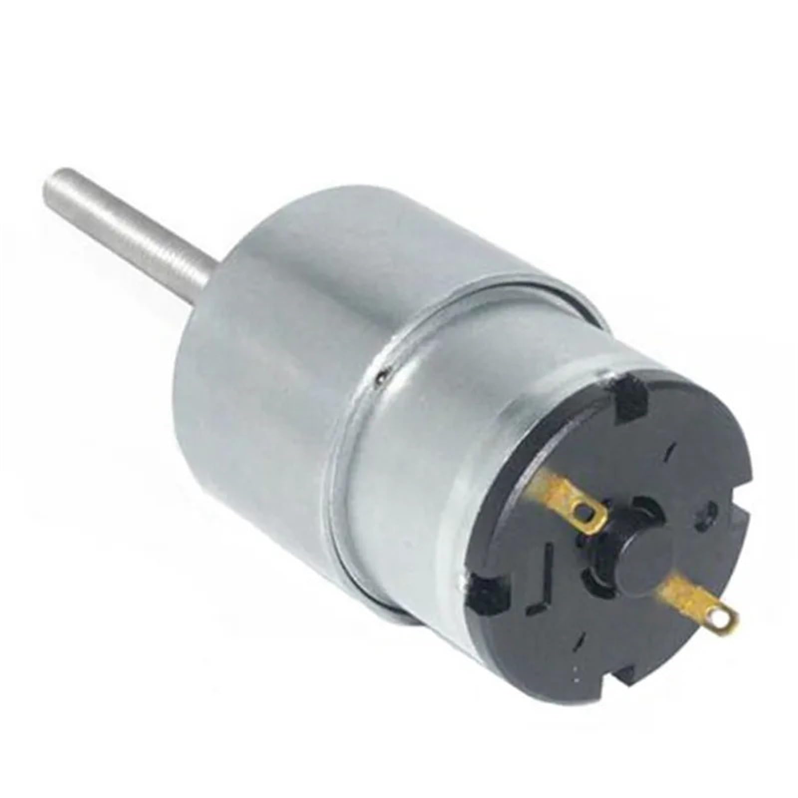 Motore con Ingranaggi in Metallo Mini Micro da 12 V e 24 V CC 520, Motore Elettrico con riduzione ad Albero Lungo M6, 7-960 Giri/min.(24V with Flange,35 RPM)