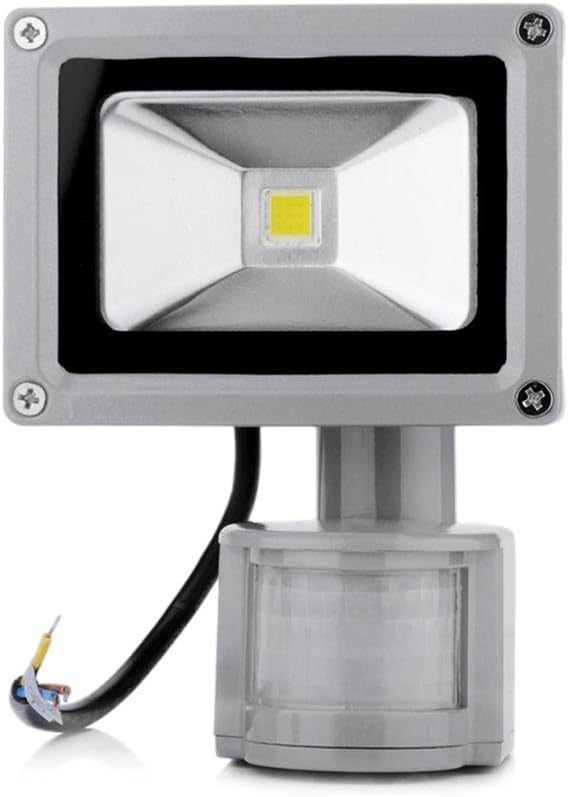 PIR Motion Sensor Security Pure White LED Floodlight Flood Light Lamp
