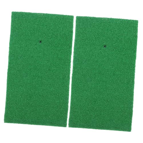 GANAZONO Indoor Golf Training Mat Set 2pcs Golf Practice Mats Nylon Eva Portable Golfing Accessory