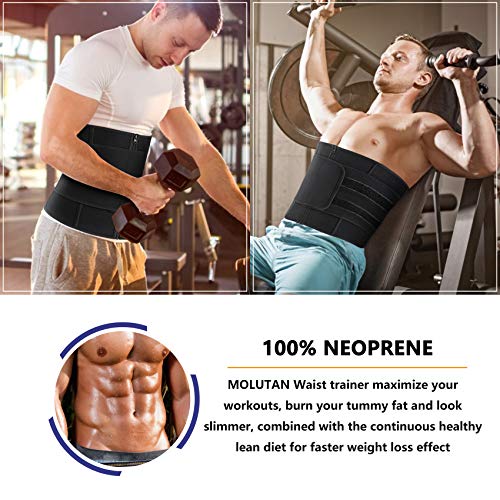 MOLUTAN Modelador de cintura masculino para perda de peso, controle de barriga, modelador de compres