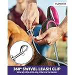 Pink Heavy Duty Retractable Dog Leash 26 ft – Tangle-Free Nylon Tape, Anti-Slip Grip, Reflective – Retractable Leash for Medium Large Dogs up to 110 lbs -Classic-PK26 - Image 5