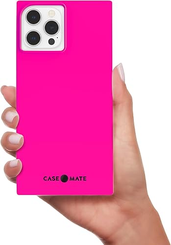 Miniatura 2 de Case-Mate - BLOX - Funda cuadrada para iPhone 12 y iPhone 12 Pro - Delgada - Ligera - Protección contra caídas de 10 pies - Rosa intenso
