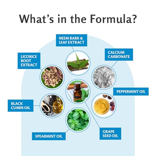 Fluoride-Free Neem Toothpaste with Mint for Adults & Kids with Sensitivity | Vegan, Gluten & SLS Free Herbal Formula for Sensitive Teeth, Healthy Gums and Fresh Breath, 4.23 oz (120g) Pack of 3 by M3