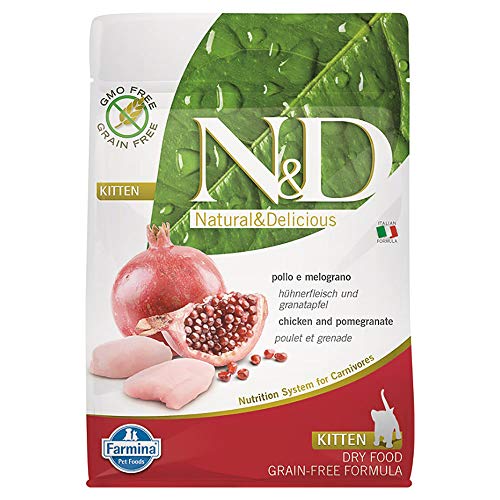 N&D Low Grain Comida Seca para Gatitos con Pollo y Granada "Farmina" - 300 g