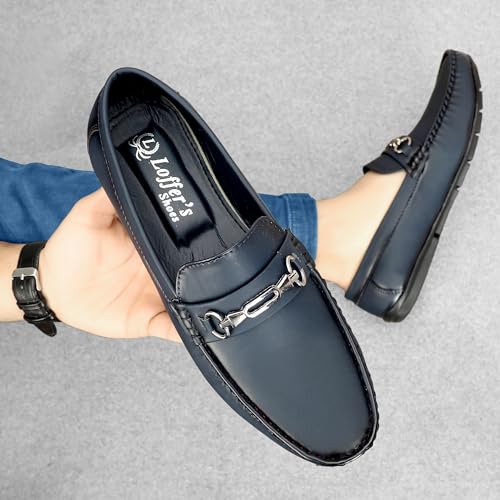 Image of TROTUS Men's Loafer for Men | Stylish & Comfortable with Soft Cushioned Insole | Hand-Stitched Design for Trendy
