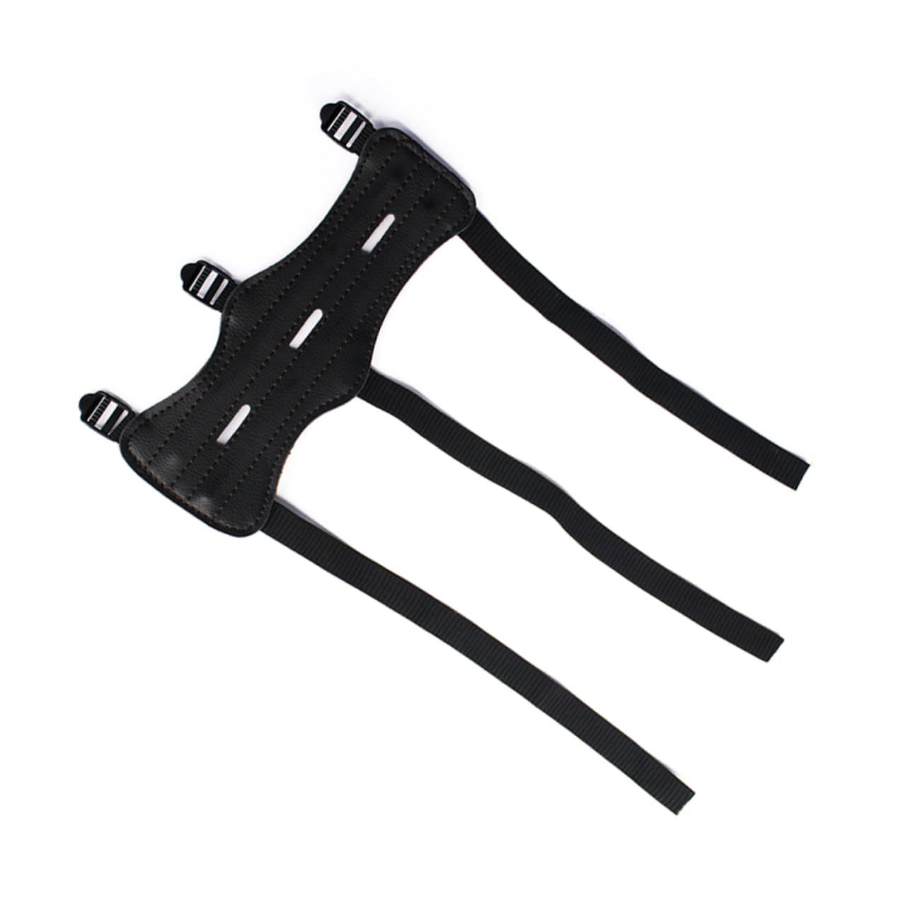 HANABASS Archery Armguard Leather Archery Safety Soft Comfortable 3 Straps Universal Size Arm Guards
