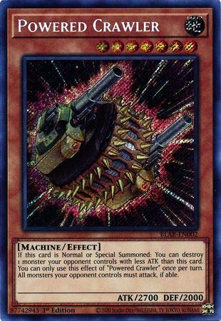 Powered Crawler - Blar-En002 - Secret Rare - 1St Edition #TOP4