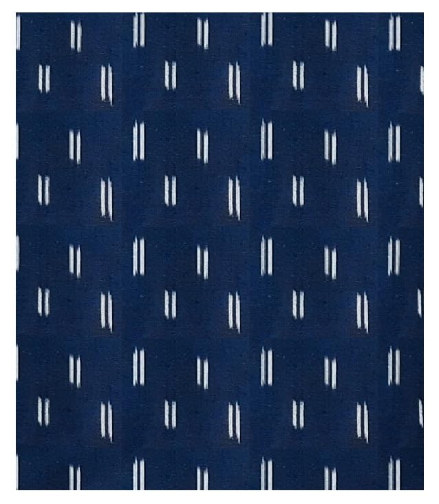 Image of Cotton Pochampally ikat unstitched blouse, Kurthi, long frock fabric material for women (1 meter, 2 meters & 3 meters)