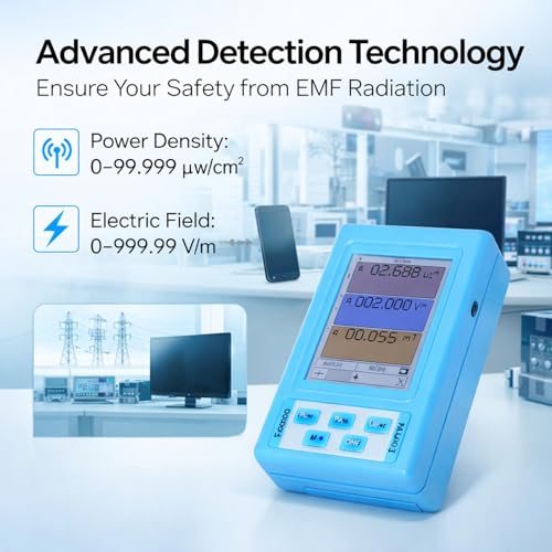 Detector EMF portátil con pantalla grande y alta sensibilidad miniatura 3