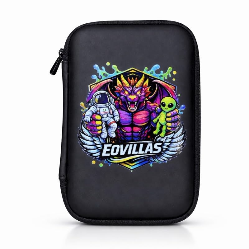 Estojo case estampado EOVILAS custo benefício - DRACOS(DRACOS COLECT-ALIENASTRO)