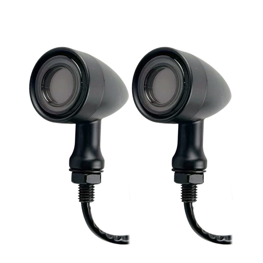 Indicateurs moto clignotants LED universels avec feu de jour et freinage pour custom - 8