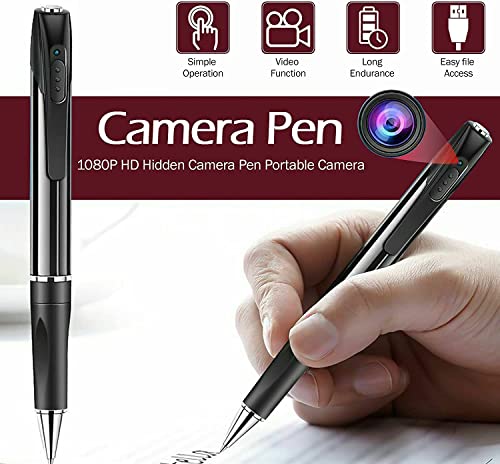 Image of SIRGAWAIN 1080P Body Camera Pen [Upgraded 2024] - Body Cam with HD Video or Picture Taking, SD Card Storage, and Manual Control for Privacy Compliance (32GBV8PEN)
