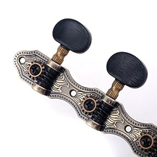 Musiclily Pro 3+3 Style Baker Guitare Tuners Mécaniques pour Guitare Classique - Les Beatles, Paul McCartney, John Lennon, RIngo Starr, George Harrison Musiclily Pro 3+3 Style Baker Guitare Tuners Mécaniques pour Guitare Classique – Image 3